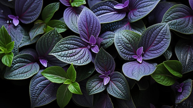 exotic leaves wallpaper