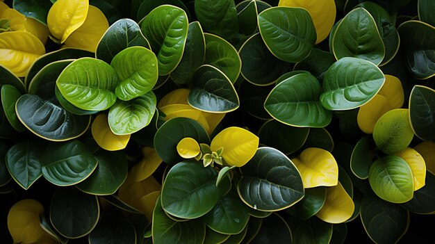 exotic leaves wallpaper