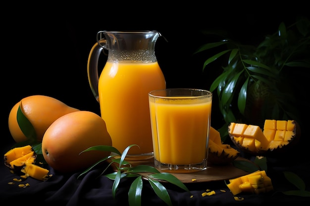 Exotic mango tango homemade fruit juice recipe