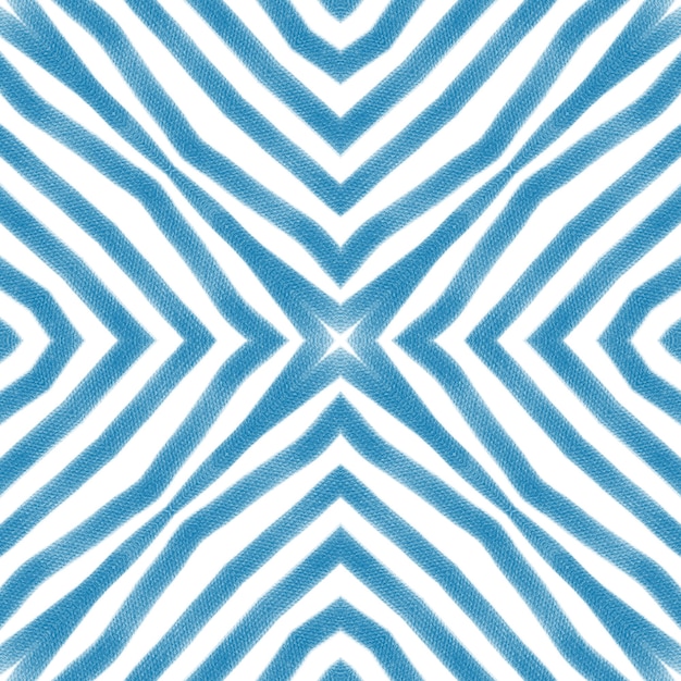 Exotic seamless pattern. Blue symmetrical kaleidoscope background. Summer swimwear exotic seamless design. Textile ready pretty print, swimwear fabric, wallpaper, wrapping.