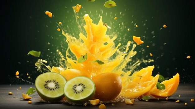 Exotic Starfruit Juice Splash