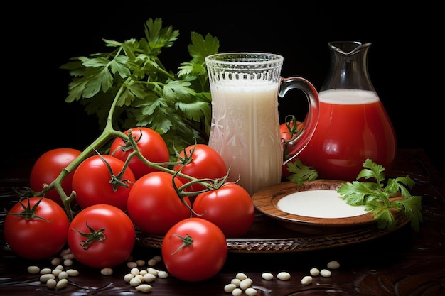 Exotic Tomato Refreshment Tomato juice picture photography