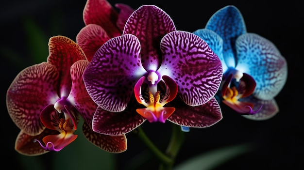 Exotic Vanda Orchid Tropical Beauty of Vanda Orchids in Vibrant Colors