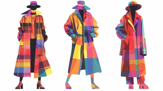 Exotic and vibrant runway fashion show Ai Generated