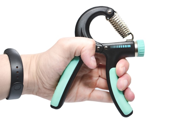 Expander, Hand squeezing and gripping hand-grip healthy lifestyle concept