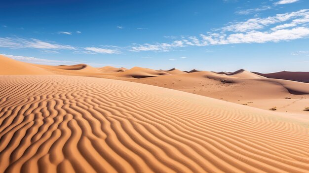 Expanse dark desert sand