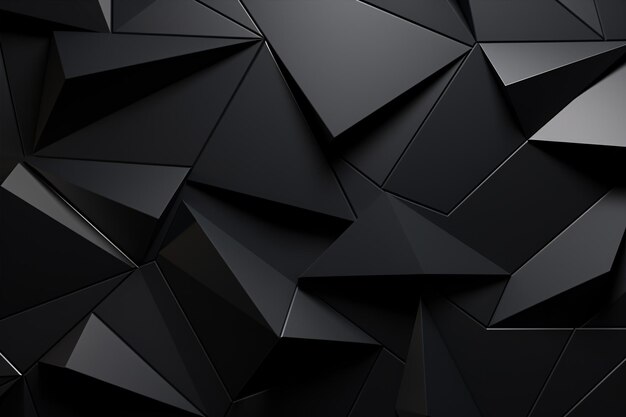 Experience the artistic fusion of a black triangular abstract background and a gritty grunge surface rendered in 3D