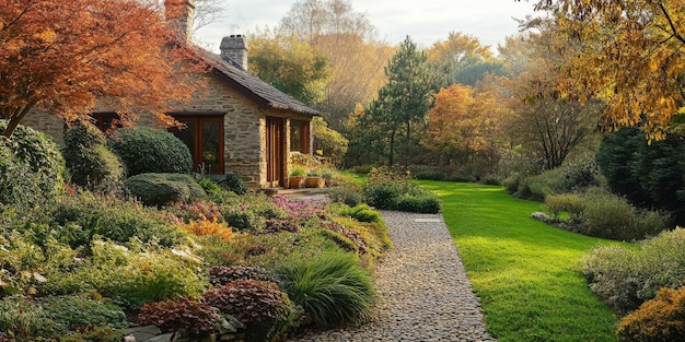 Experience the autumn retreat embracing naturalistic garden design across the uk