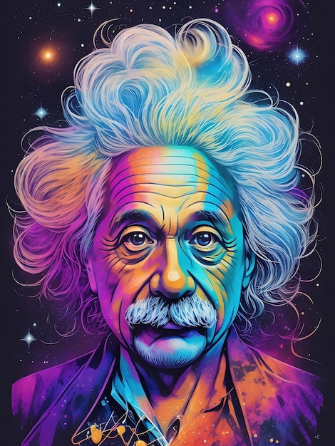 Experience the beauty and chaos of the universe through the eyes of Albert Einstein