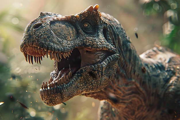 Experience the emotional journey of dinosaurs as t generative ai