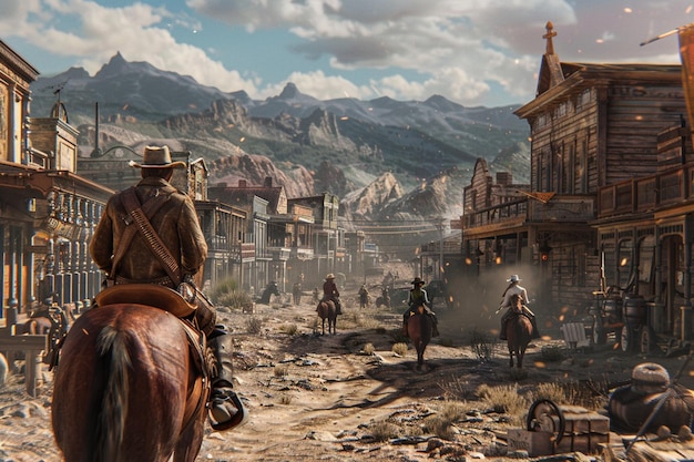 Experience the intensity of a Western showdown as generative ai