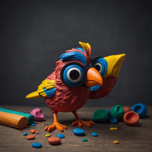 Photo experience the joy of the birds claymation story as it soars through a vibrant world