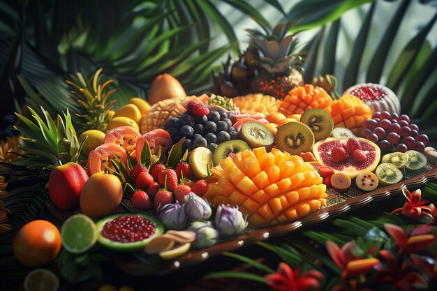 Experience the sumptuousness of an exotic fruit pl generative ai