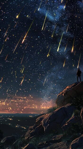 Experience of Watching a Meteor Shower