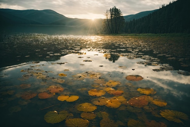 Experiment with reflections in lakes rivers or even puddles