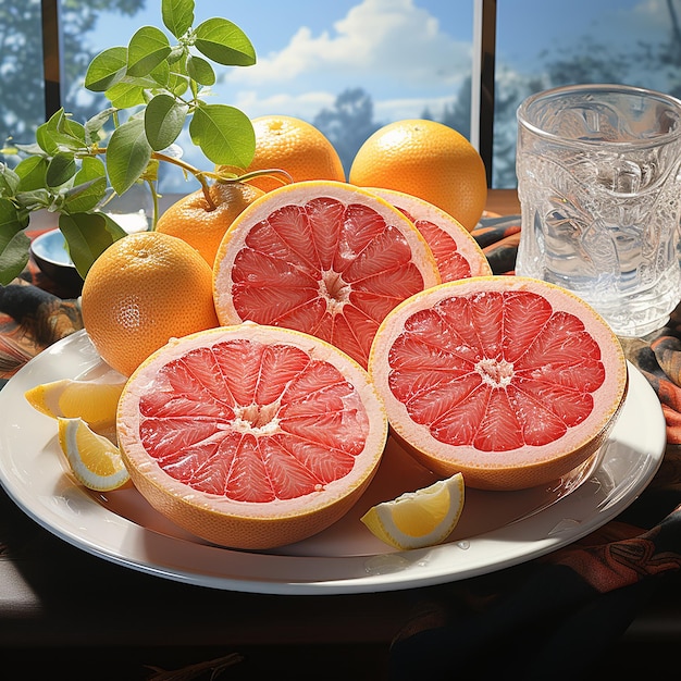 Exploration of Fruit Details A Detailed Study on Grapefruit