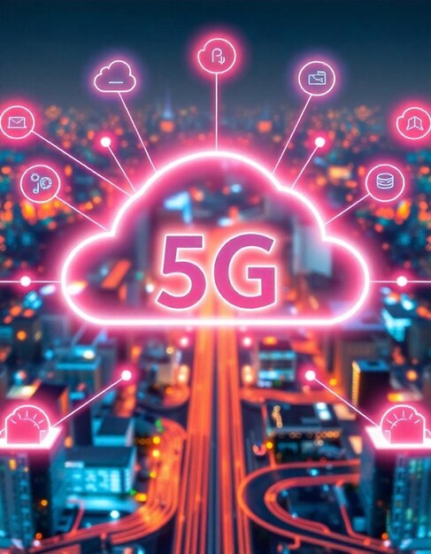 Photo explore 5g networks highspeed internet cloud computing and global connectivity for smart cities