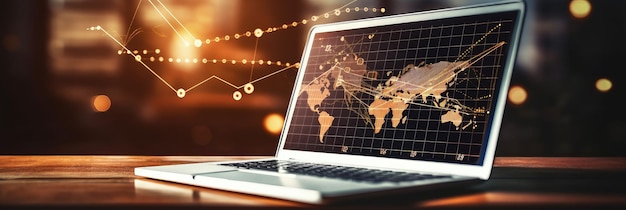 Photo explore the interconnectedness of the global economy and learn how to make strategic investment