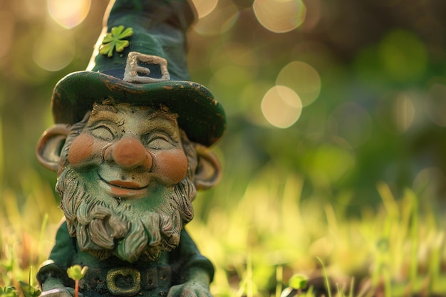 Photo explore the magical mishaps of a leprechaun granti generative ai