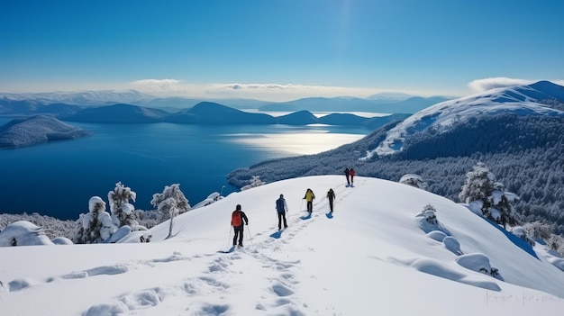 Explore The Majestic Vardousia Island With Expert Snowshoeing Guides