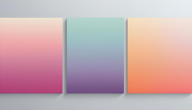 Photo explore mesmerizing grainy gradient color palettes