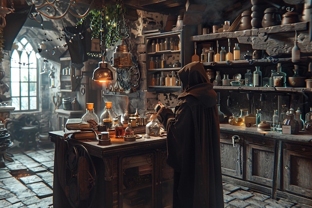 Explore the secrets of potion brewing in the medie generative ai