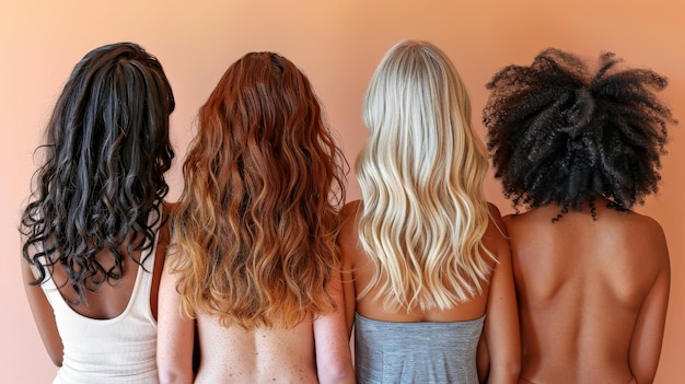 Explore a stunning showcase of four elegant balayage hair styles ready for purchase