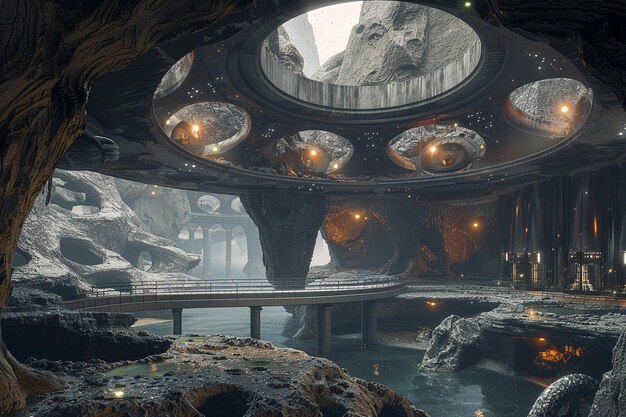 Explore the subterranean wonders of Octane Renders generative ai