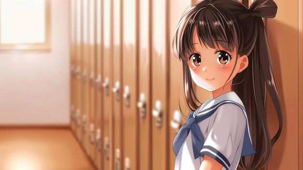 Explore vibrant anime series featuring adorable high school girls in cute uniforms