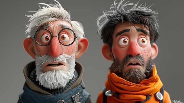 Photo exploring 3d imagery from illustrations to realistic characters and icons