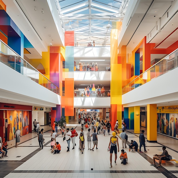 Exploring the Best Shopping Malls in Colombia Retail Haven in South America concept