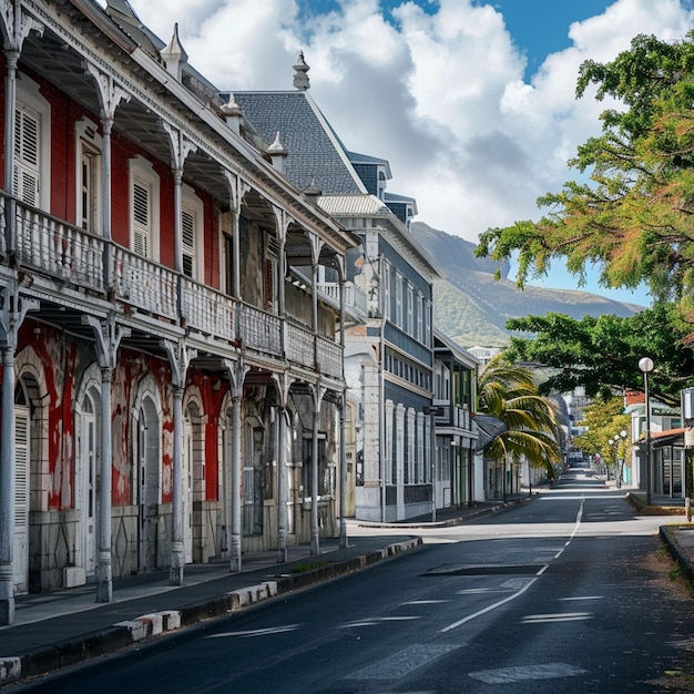 Exploring French Colonial Architecture in SaintDenis Street