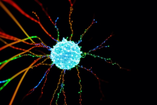 Exploring the Intricacies of Neurons and Synapses A beautiful abstract Neurons and Synapses Generative AI