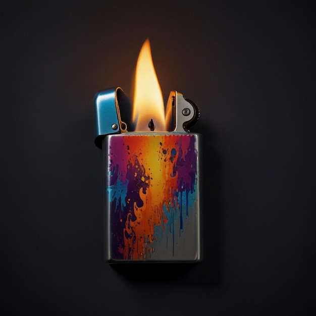 Explosion from the lighter