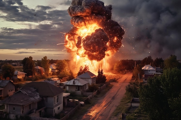 Explosion in ukrainian cityukrainianrussian war