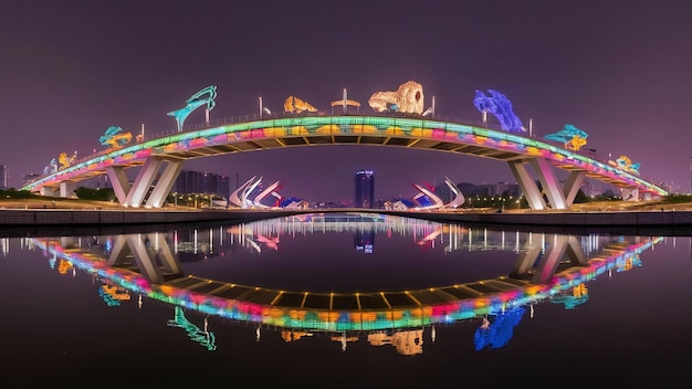 Expo bridge in daejeon south korea