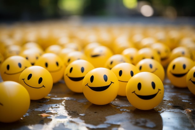 Expression of Joy Vibrant smileys and emojis celebrate with a smiley face laugh and make your day