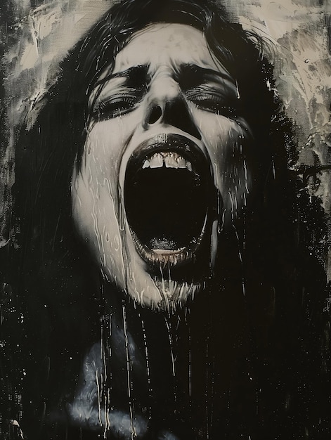 Expressionist Art A Womans Scream