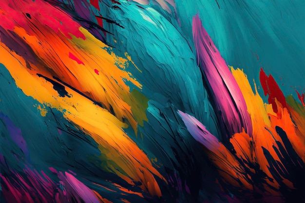 Expressive abstract paint wallpaperxA