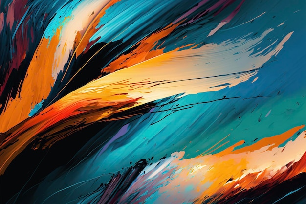 Expressive abstract paint wallpaperxA