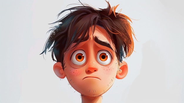 Expressive Cartoon Faces with Varied Emotions in Digital Art