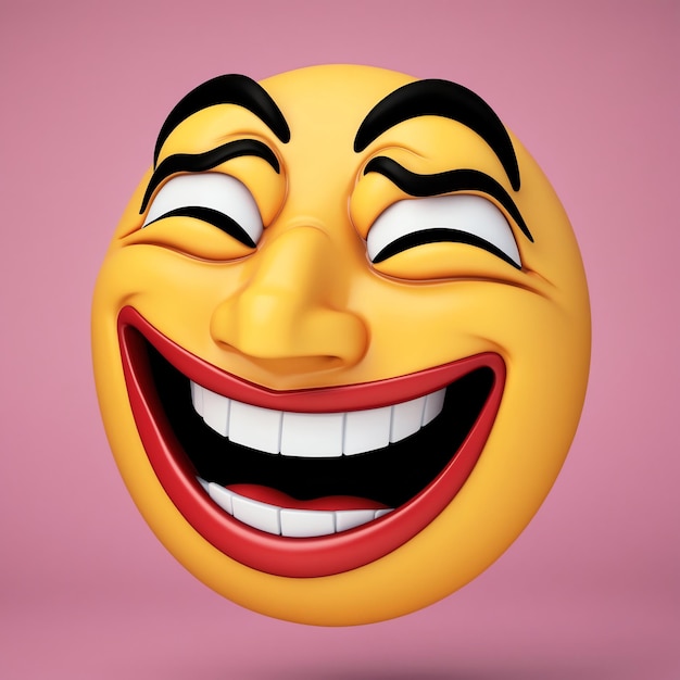 Expressive Laughing Emoticon Images for Digital Messaging