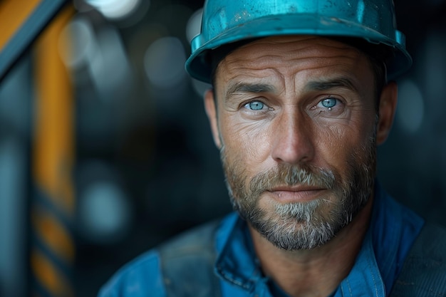 Expressive Worker in Disbelief Glances Sideways