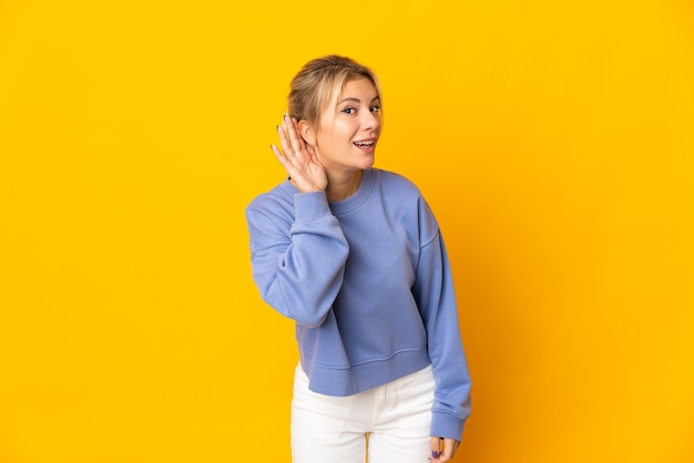 Expressive young beautiful girl posing