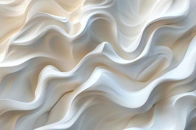 Exquisite abstract white background with wavy lines highresolution illustration