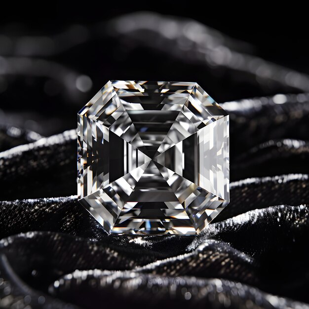 Photo exquisite brilliance perfectly cut diamond reflecting light and sophistication