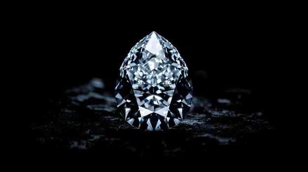 Photo exquisite brilliance perfectly cut diamond reflecting light and sophistication