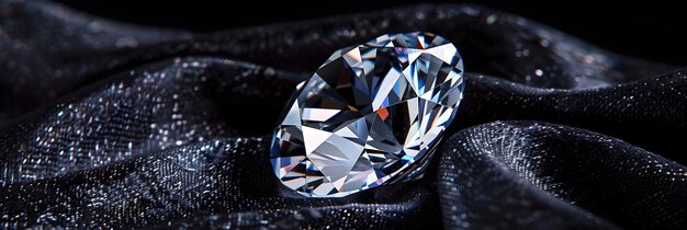 Photo exquisite brilliance perfectly cut diamond reflecting light and sophistication