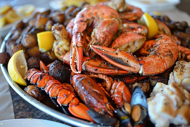 Exquisite Cajun Seafood Dish with Cajun Shrimp AtouffACe