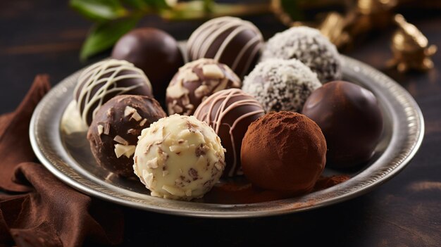 Exquisite Chocolate Truffles